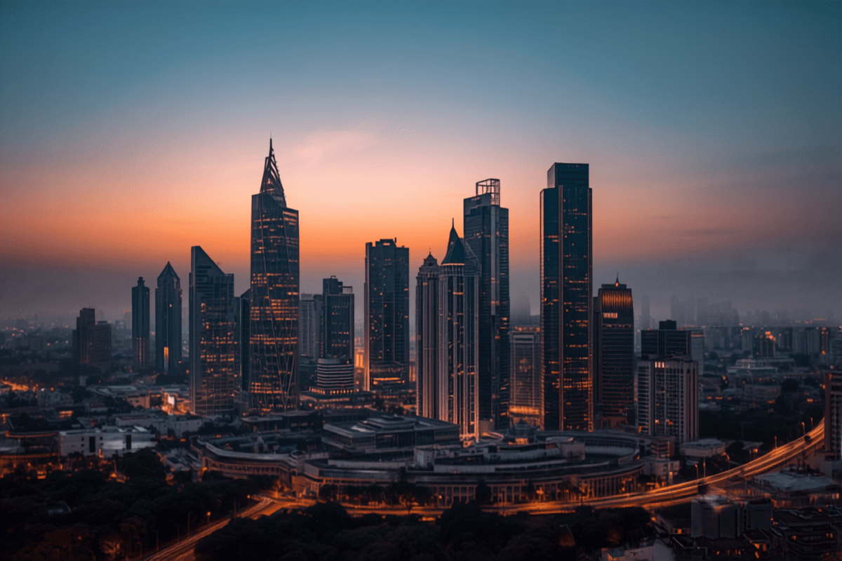 Hyderabad skyline
