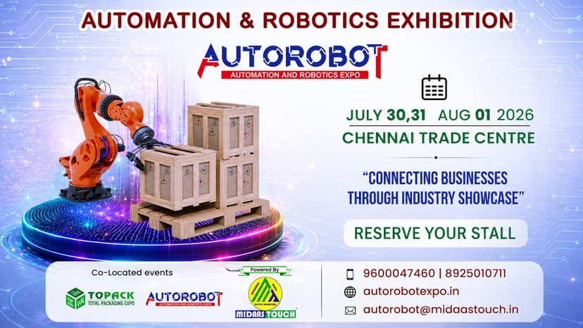 AUTOROBOT - Automation & Robotics 2026 Coimbatore